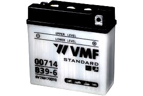 00714 VMF MOTORBIKE BATTERY 7AH, 70A, 6V