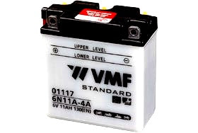 01117 VMF MOTORBIKE BATTERY 11AH, 130A, 6V