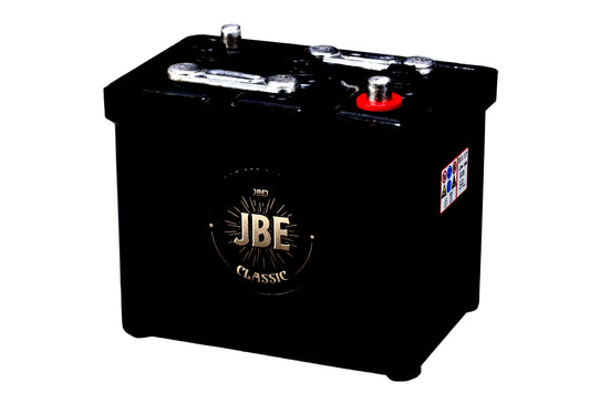 12018HR JBE CLASSIC 120AH, 6V HARDRUBBER BATTERY, 465A