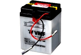 50311 VMF MOTORBIKE BATTERY 2.5AH, 26A, 12V