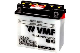 50610 VMF 5,5AH MOTORBIKE BATTERY, 78A, 12V