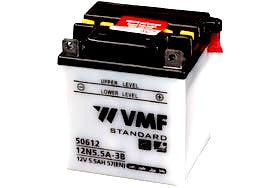 50612 VMF 5.5AH MOTORBIKE BATTERY, 57A, 12V