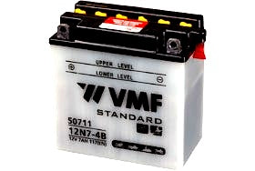 50711 VMF 8AH MOTORBIKE BATTERY, 117A, 12V