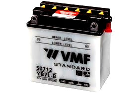 50712 VMF 8AH MOTORBIKE BATTERY, 105A, 12V