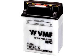 51294 VMF 13AH MOTORBIKE BATTERY, 150A, 12V