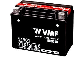 51301 VMF 13AH AGM MOTORBIKE BATTERY, 230A, 12V