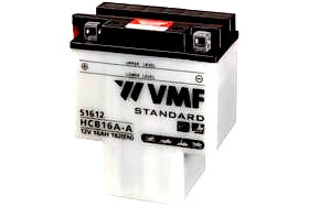 51612 VMF POWERSPORT MOTORBIKE BATTERY, 16AH, 182A, 12V