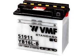 51911 VMF 19AH MOTORBIKE BATTERY, 215A, 12V