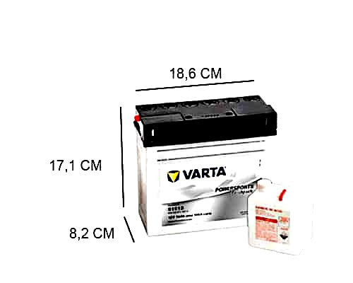 51913 VARTA FRESHPACK 19AH MOTORBIKE BATTERY, 240A, 12V