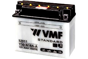 52011 VMF POWERSPORT MOTORBIKE BATTERY, 20AH, 240A, 12V