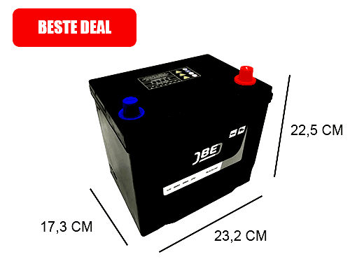 60AH CAR BATTERY JBE BLACKLINE, 12V 480A