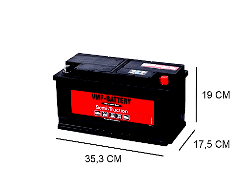 VMF 90AH SEMI-TRACTIE BATTERY 12V, 720A