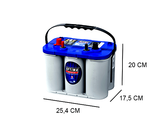 OPTIMA BTDC4.2 BLUE TOP 55AH AGM BATTERY