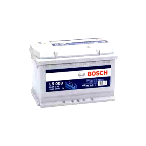 BOSCH L5008 75AH BATTERY, 650A, 12V (0 092 L50 080)