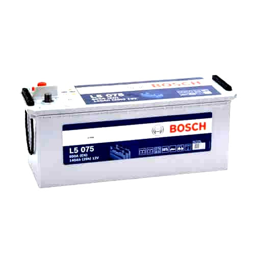 BOSCH L5075 140AH BATTERY, 800A, 12V (0 092 L50 750)