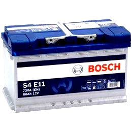 BOSCH S4E11 80AH EFB START-STOP BATTERY, 800A, 12V (0 092 S4E 111)