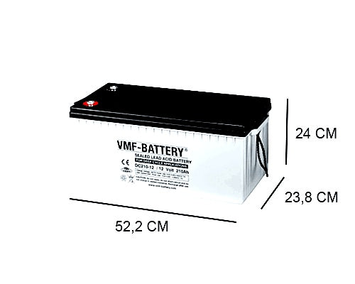 VMF 210AH AGM DEEP CYCLE BATTERY 12V