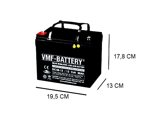 VMF 36AH AGM DEEP CYCLE BATTERY 12V