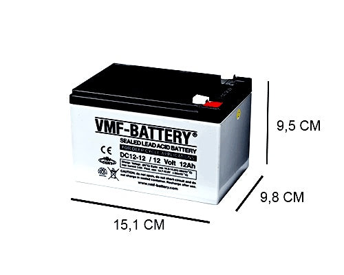 VMF 12AH AGM DEEP CYCLE BATTERY 12V