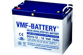 VMF 75AH DEEP CYCLE GEL BATTERY, 12V