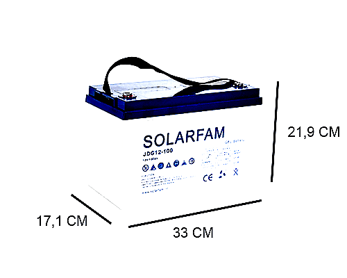 100AH DEEP CYCLE GEL BATTERY 12V JBE BLUELINE