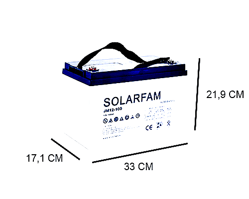 100AH AGM DEEP CYCLE BATTERY JBE WHITELINE 12V