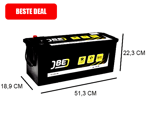 140AH SEMI-TRACTIE BATTERY JBE YELLOWLINE 12V 800A