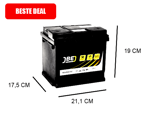 50AH SEMI-TRACTIE BATTERY JBE YELLOWLINE 12V 400A