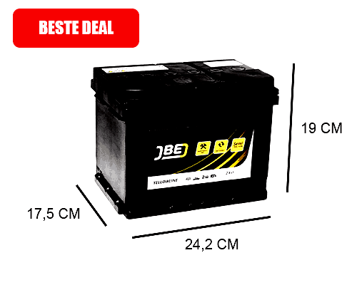 60AH SEMI-TRACTIE BATTERY JBE YELLOWLINE 12V 560A