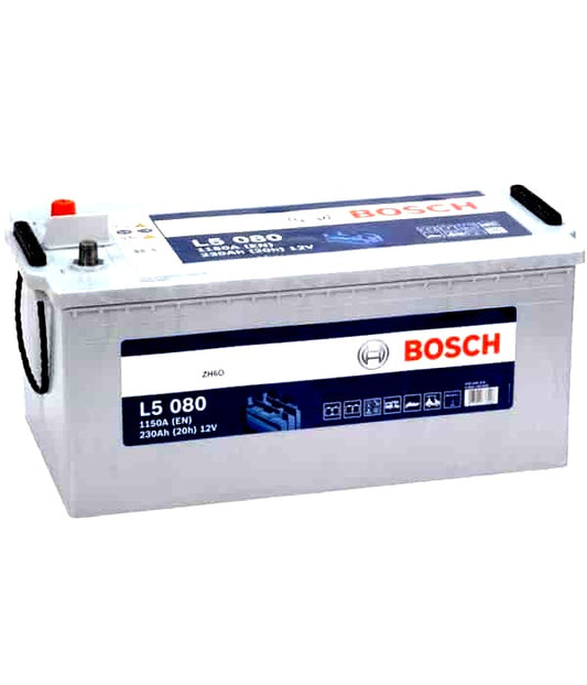 BOSCH L5080 230AH BATTERY, 1150A, 12V (0 092 L50 800)