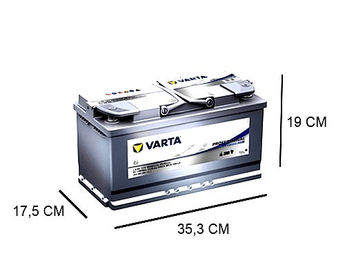 VARTA LA95 DUAL PURPOSE AGM BATTERY, 95AH, 12V, 850A