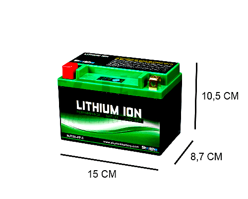 LTX9-BS SKYRICH LITHIUM MOTORBIKE BATTERY 12V 3AH (10H) 180A SAE