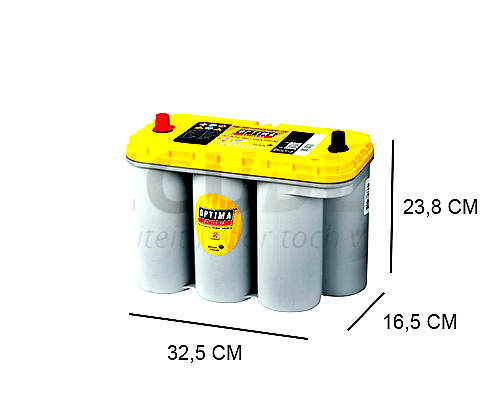 OPTIMA YTS5.5 YELLOW TOP AGM BATTERY