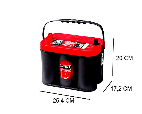 OPTIMA RTC4.2 RED TOP 50AH AGM BATTERY