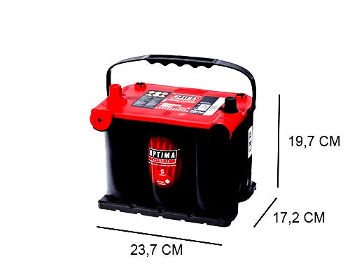 OPTIMA RTU3.7 RED TOP 44AH AGM BATTERY