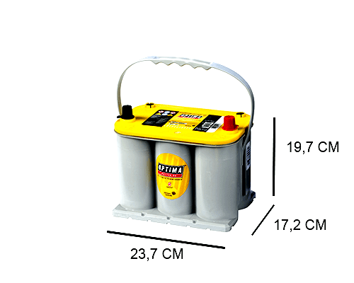 OPTIMA YTR3.7 YELLOW TOP 48AH AGM BATTERY