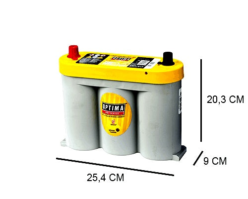 OPTIMA YTS2.1 YELLOW TOP 55AH AGM BATTERY