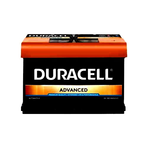 DURACELL 72AH ADVANCED BATTERY, 670A, 12V, BDA 72