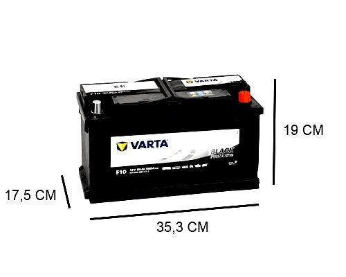 F10 VARTA 88AH PROMOTIVE BLACK BATTERY, 680A, 12V