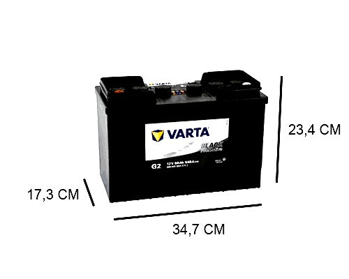 G2 VARTA 90AH PROMOTIVE BLACK BATTERY, 540A, 12V