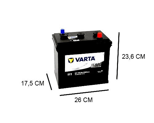 I11 VARTA 112AH PROMOTIVE BLACK BATTERY, 510A, 6V