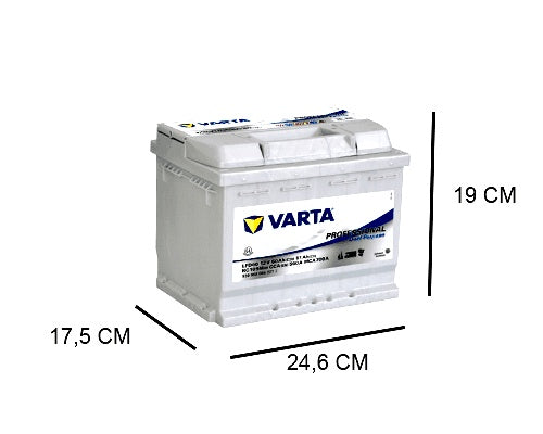 VARTA 60AH BATTERY PROFESSIONAL MF LFD60, 930060056, 12V