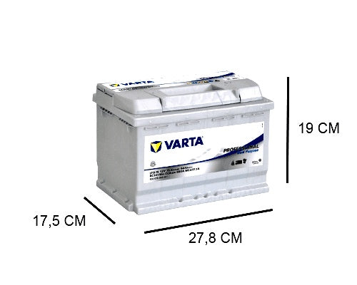 75AH BATTERY VARTA PROFESSIONAL MF LFD75, 930075065, 12V