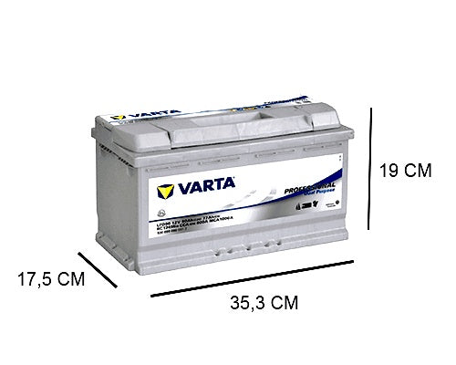 90AH BATTERY VARTA PROFESSIONAL MF LFD90, 930090080, 12V