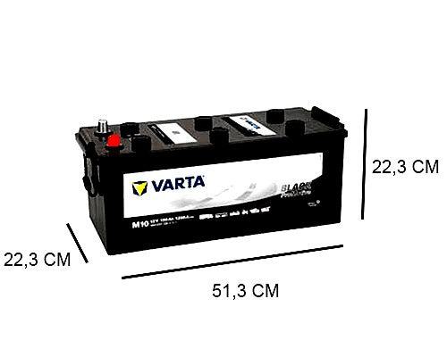 M10 VARTA 190AH PROMOTIVE BLACK BATTERY, 1200A, 12V