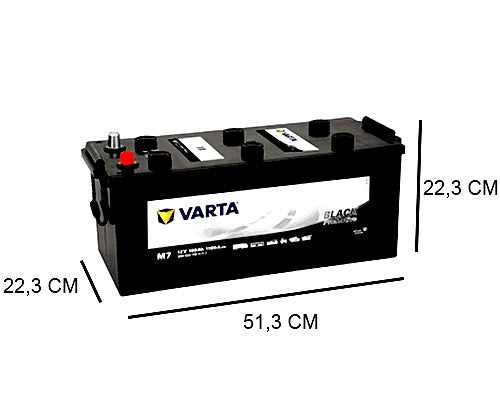 M7 VARTA 180AH PROMOTIVE BLACK BATTERY, 1100A, 12V