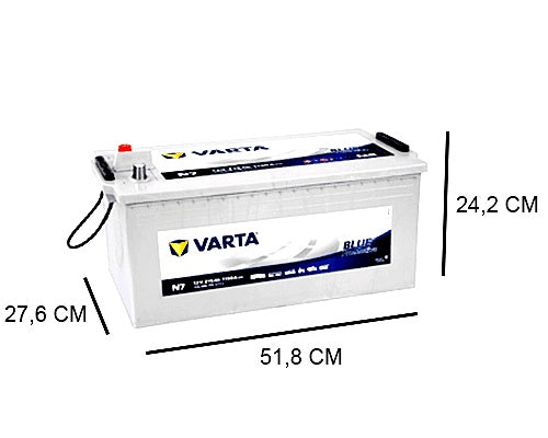 N7 VARTA 215AH PROMOTIVE BLUE BATTERY, 1150A, 12V