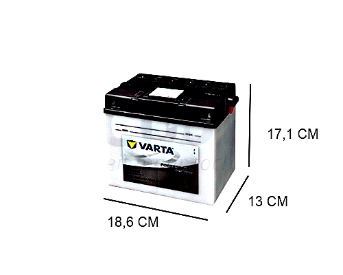 Y60-N24L-A VARTA FRESHPACK 30AH MOTORBIKE BATTERY, 300A, 12V